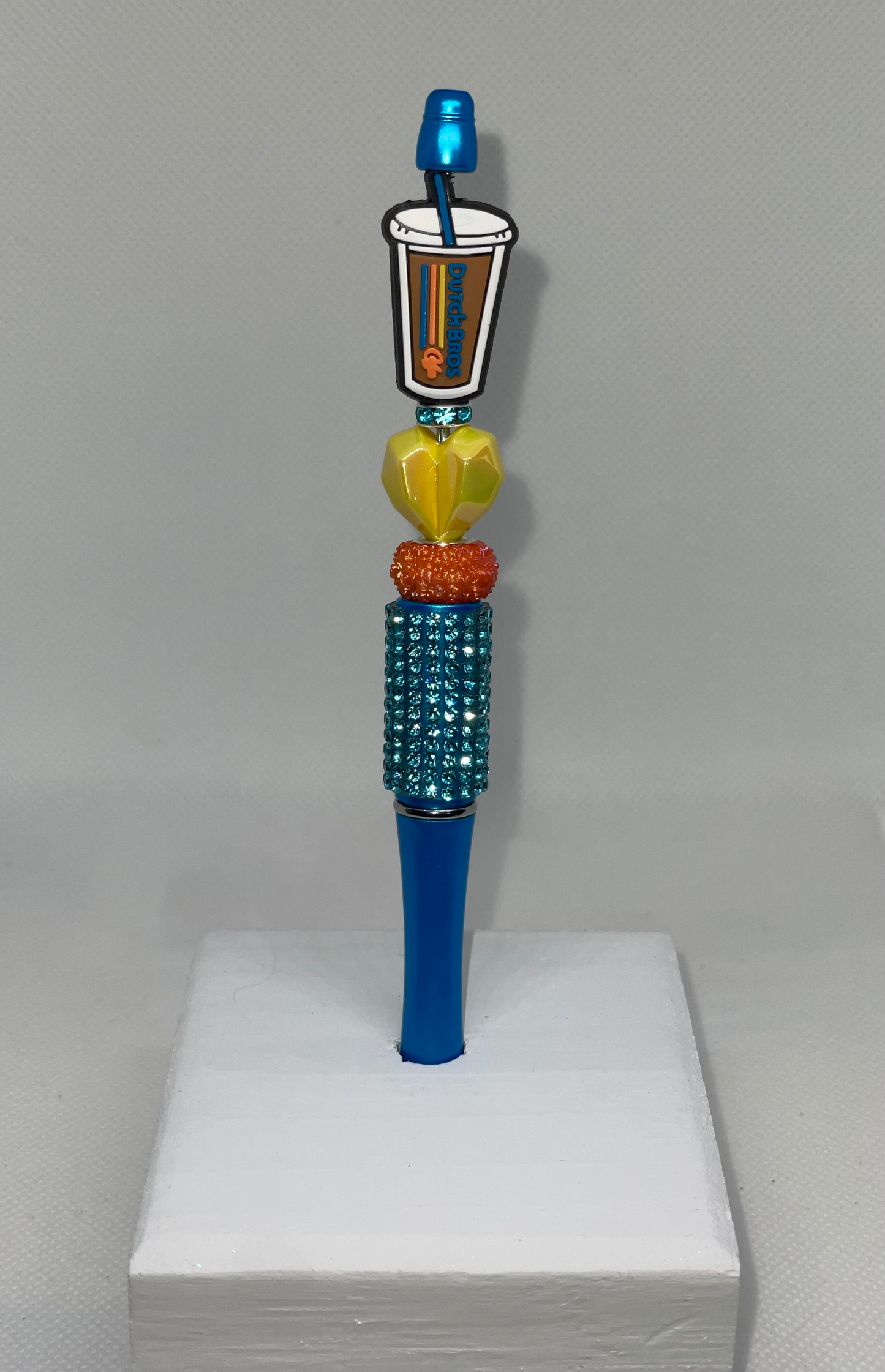 Dutch blue rhinestone pen