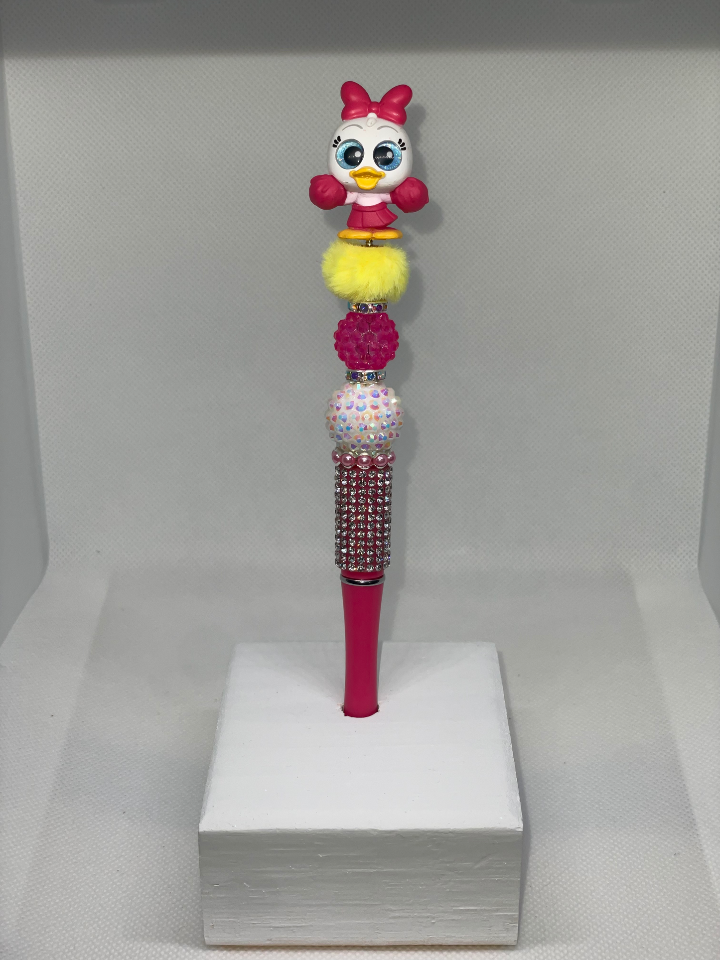 D Duck doorable hot pink rhinestone pen