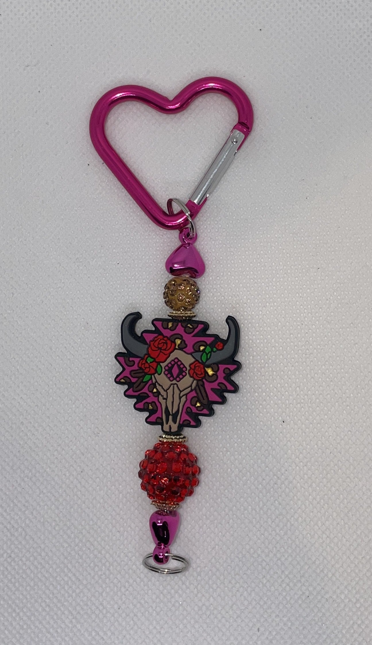 Western Skull pink heart