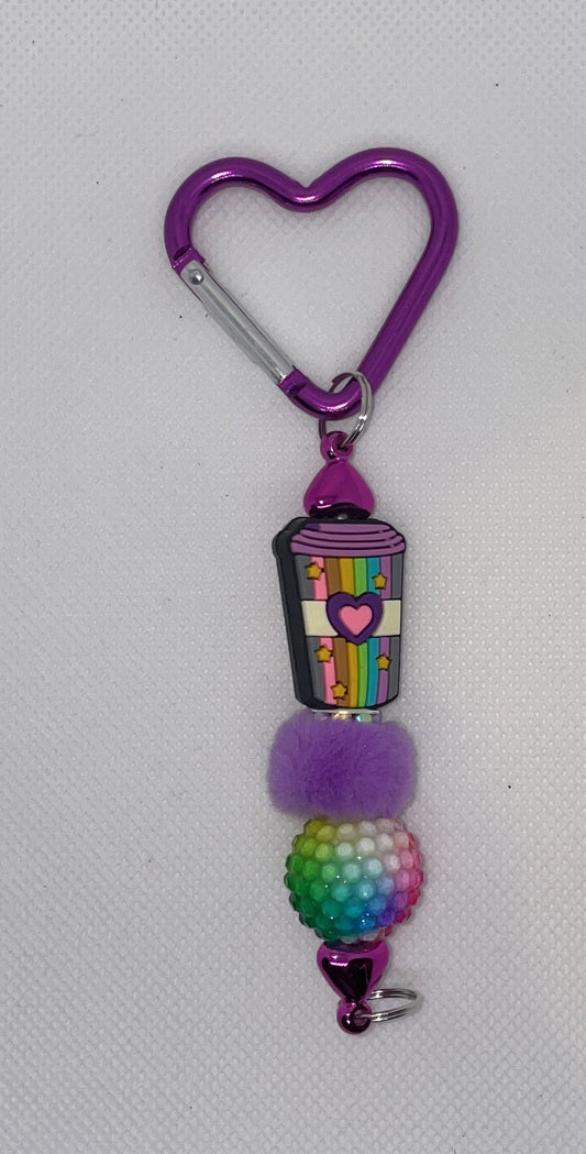 Colorful Coffee purple heart