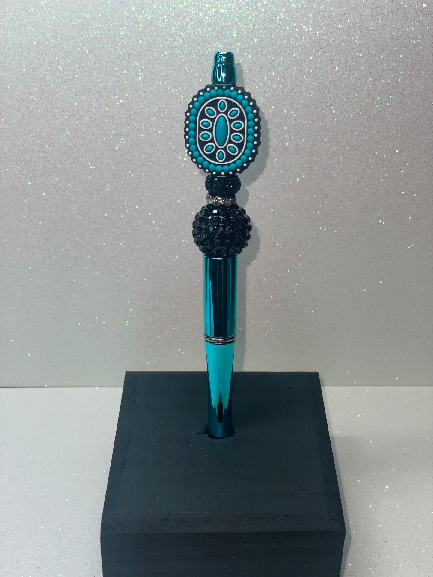 Turquoise Western pen