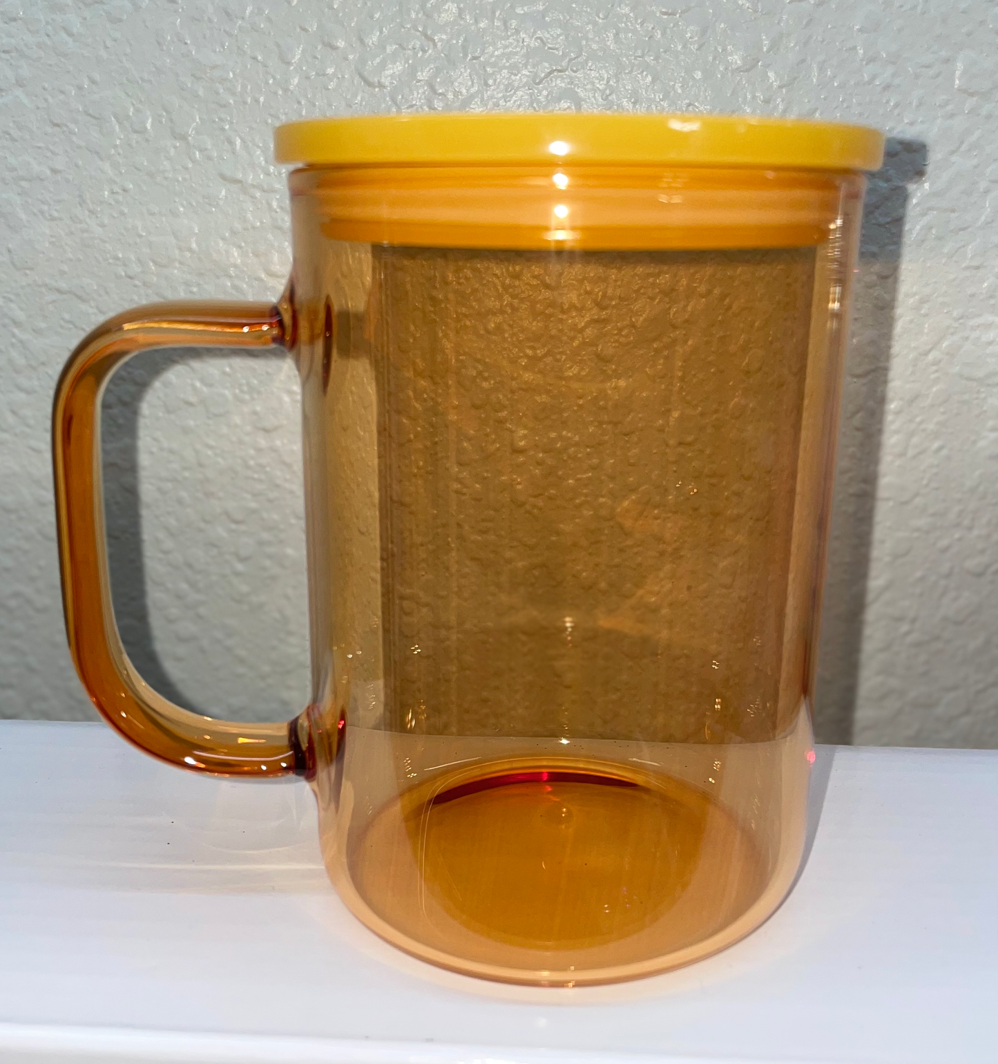 17oz Color Glass Mug