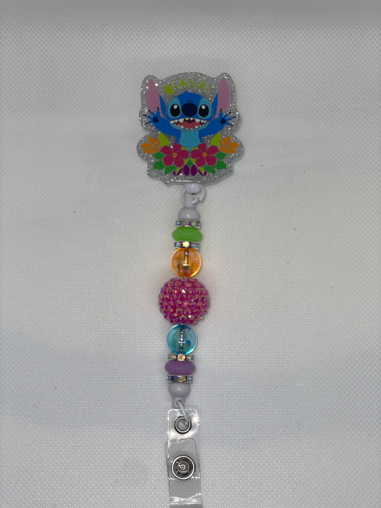 Stitch Ohana badge reel