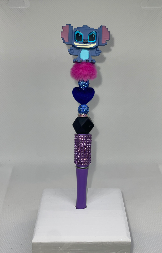 Stitch Pixel doorable rhinestone pen
