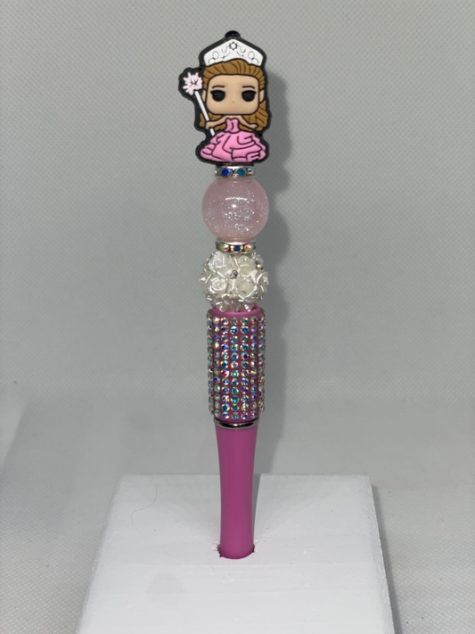 Wicked Good pink rhinestone pen