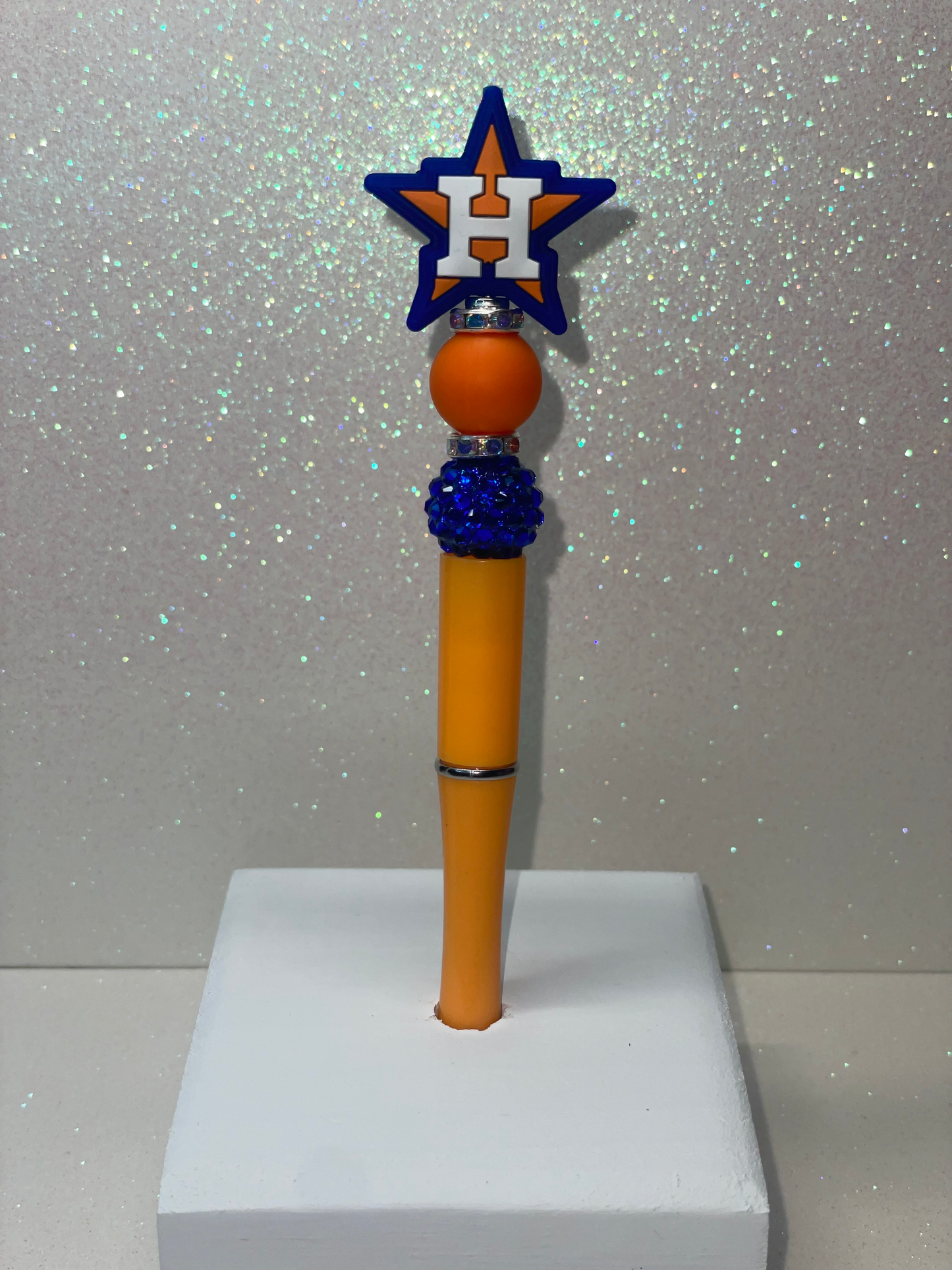 H Astros orange pen