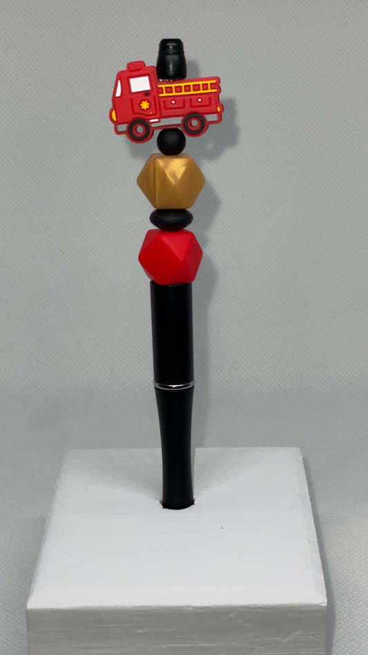 Fire Truck black pen