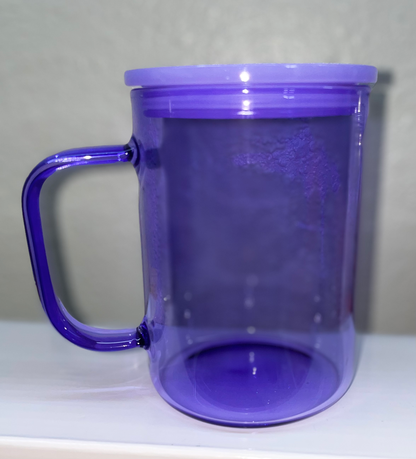 17oz Color Glass Mug