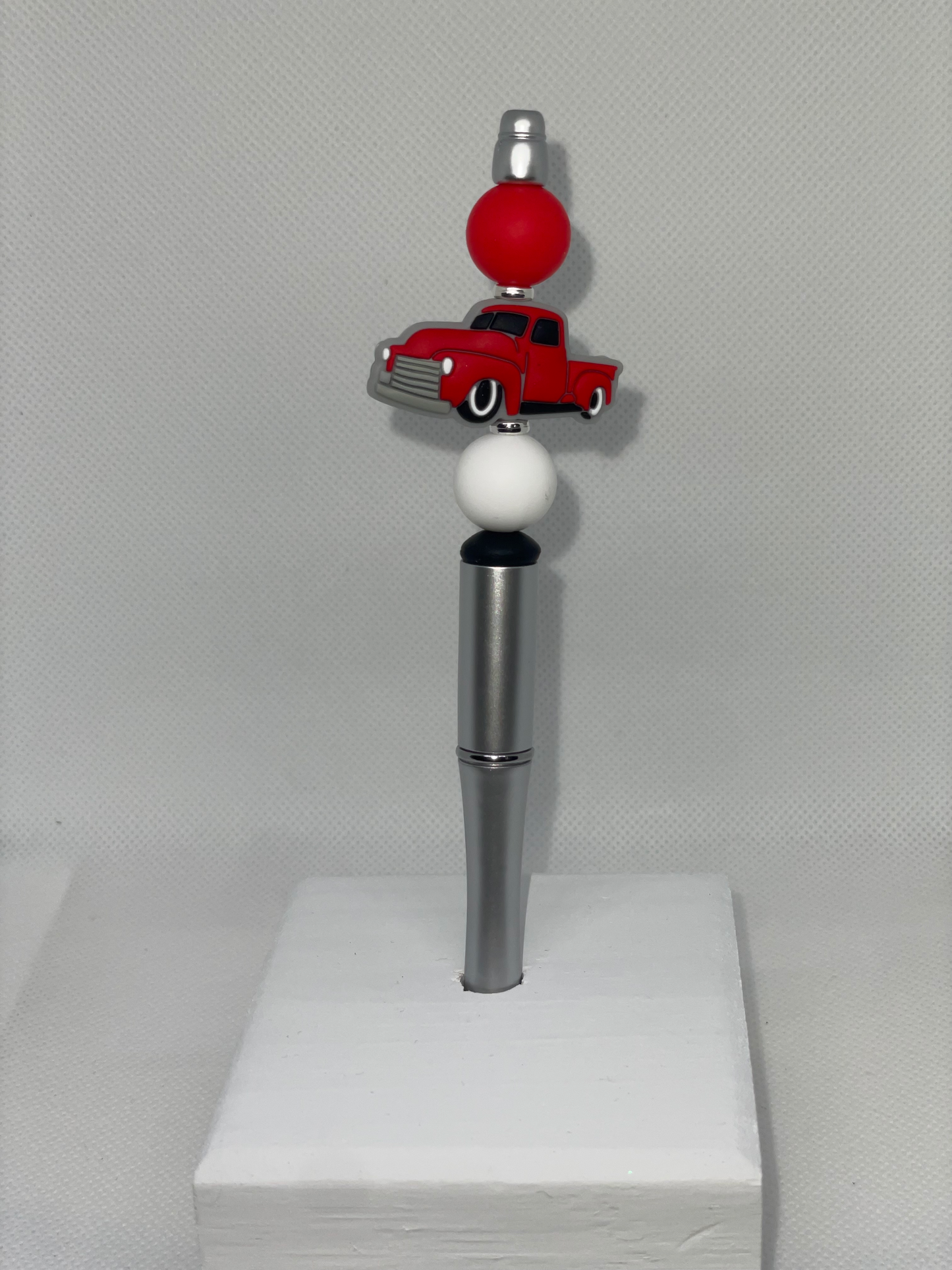 Red Truck silver pen