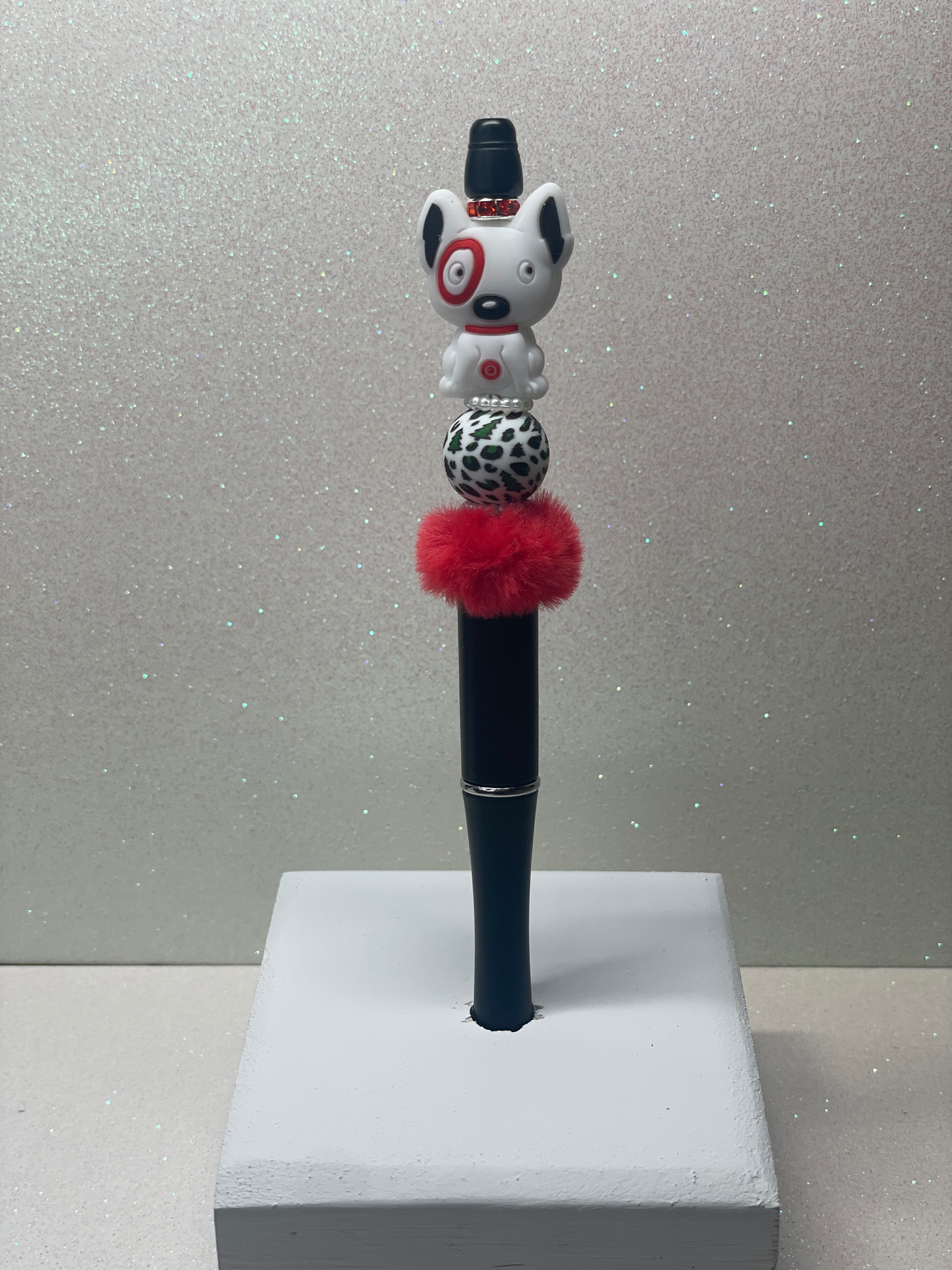 Bullseye Dog black pen