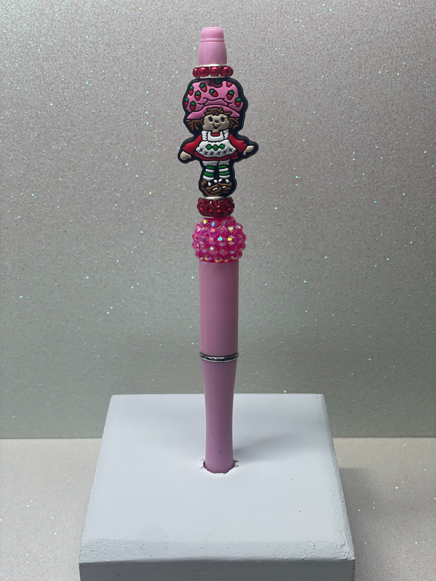 Strawberry girl light pink pen