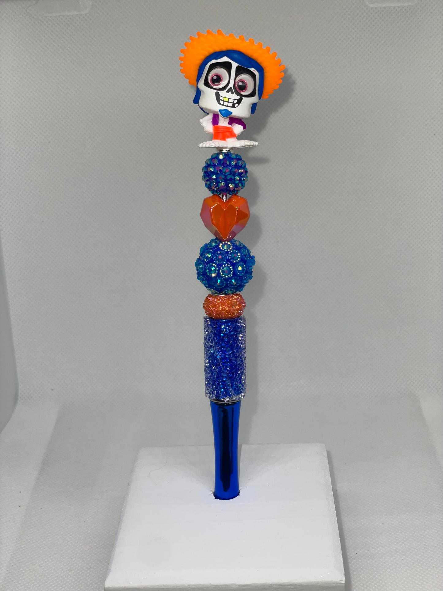 Neon Hector doorable blue rhinestone pen