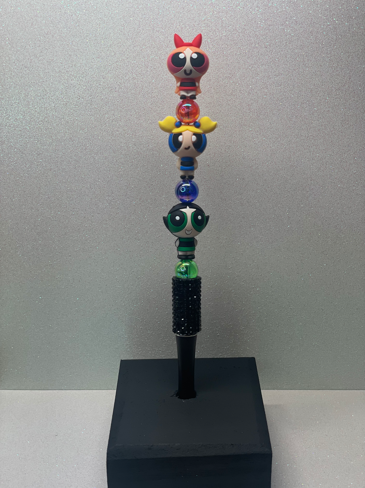 3D PPG extended rhinestone pen
