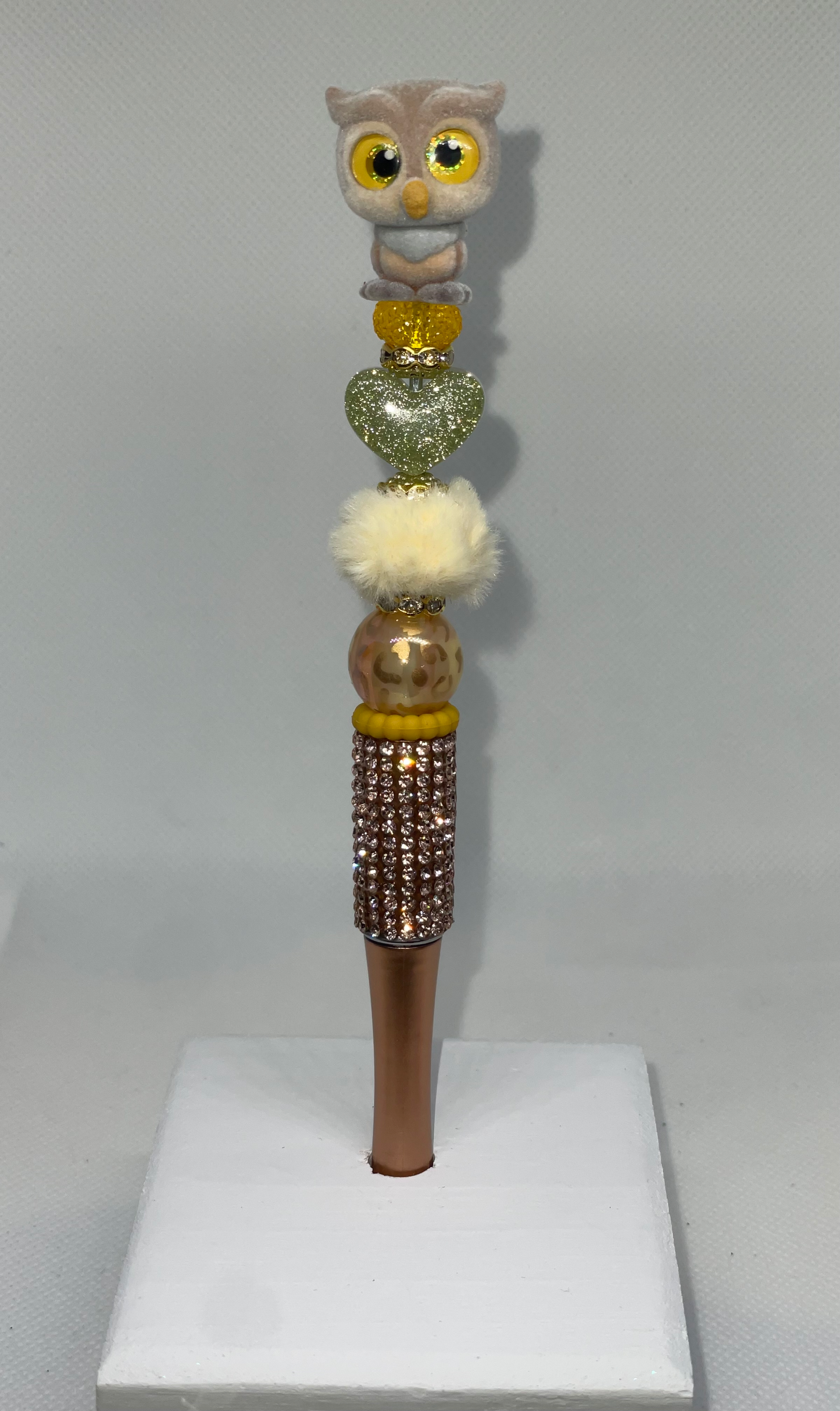 Friend Owl doorable rhinestone pen