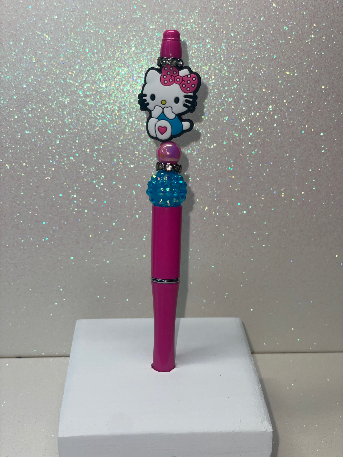 HK blue and pink pen