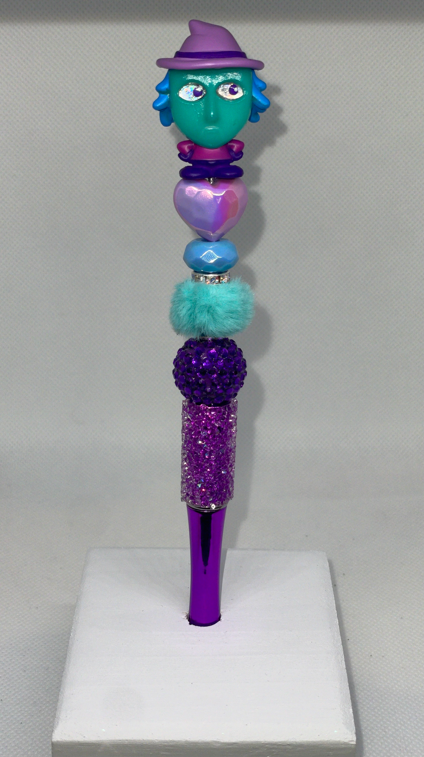 Shock doorable rhinestone pen