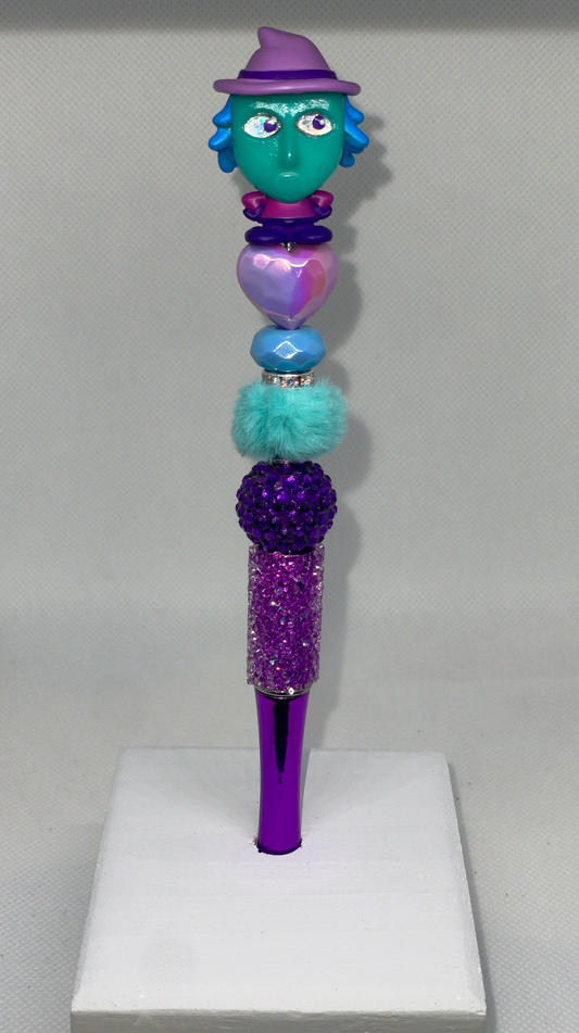 Shock doorable rhinestone pen