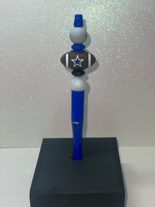 D Cowboys Football blue pen