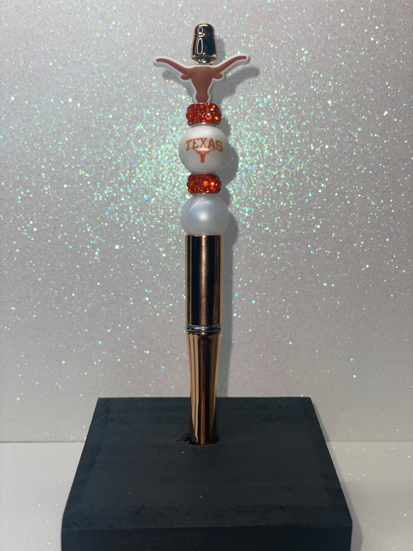 T Longhorns - rhinestone pen