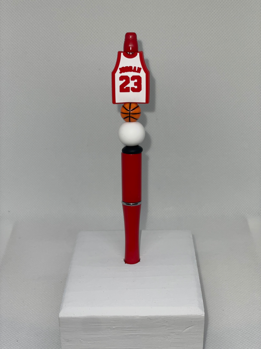 M Jordan red pen