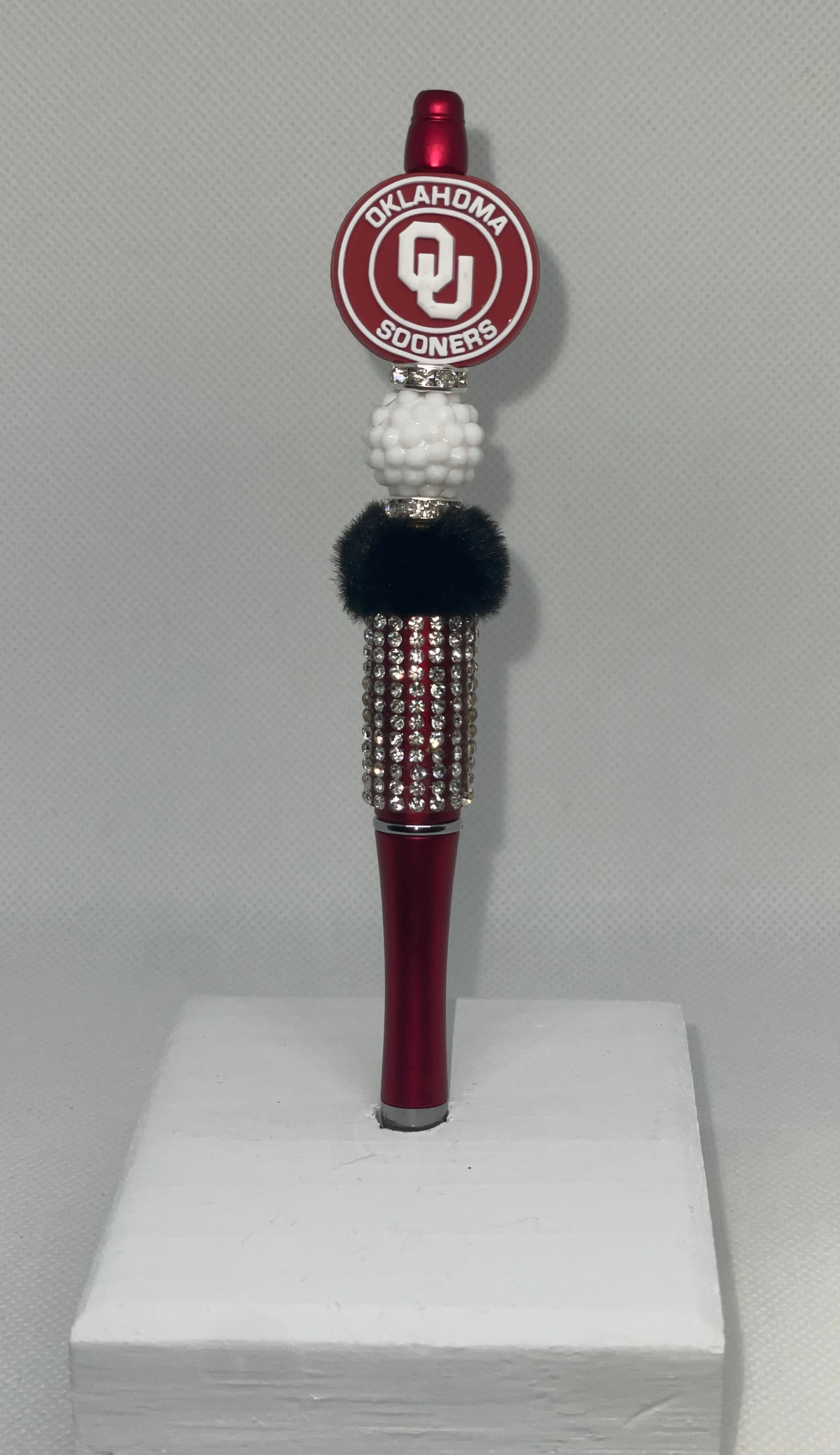 OU Sooners rhinestone pen