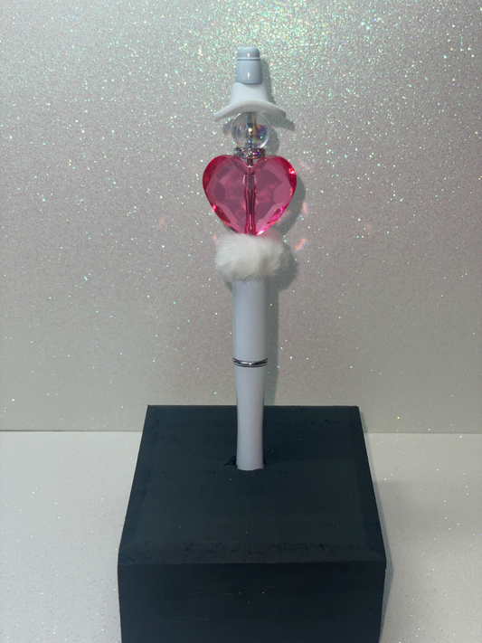 3D Cowboy hat with pink heart