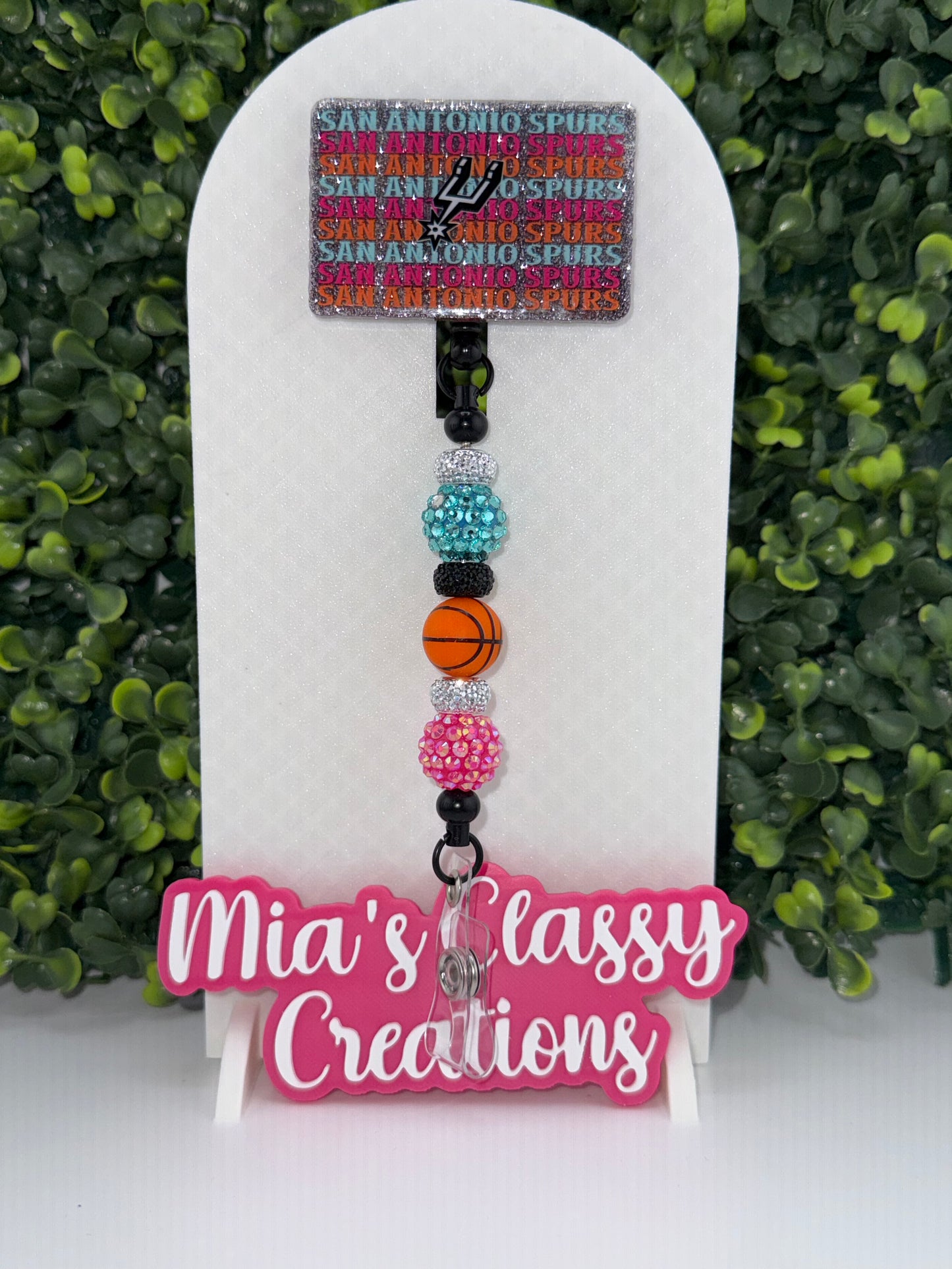 Spurs Rhinestone rectangle