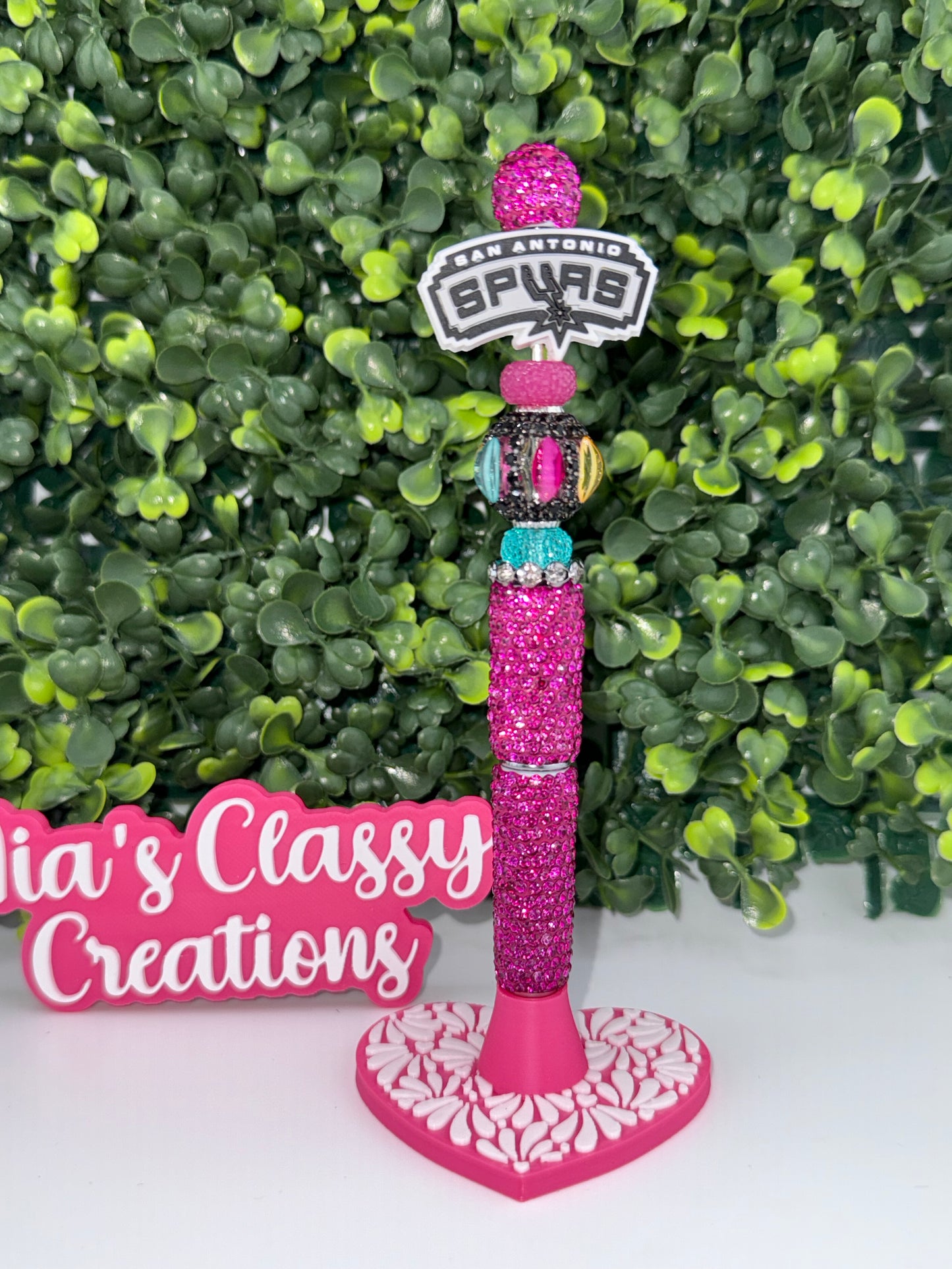 Spurs Pink Rhinestone