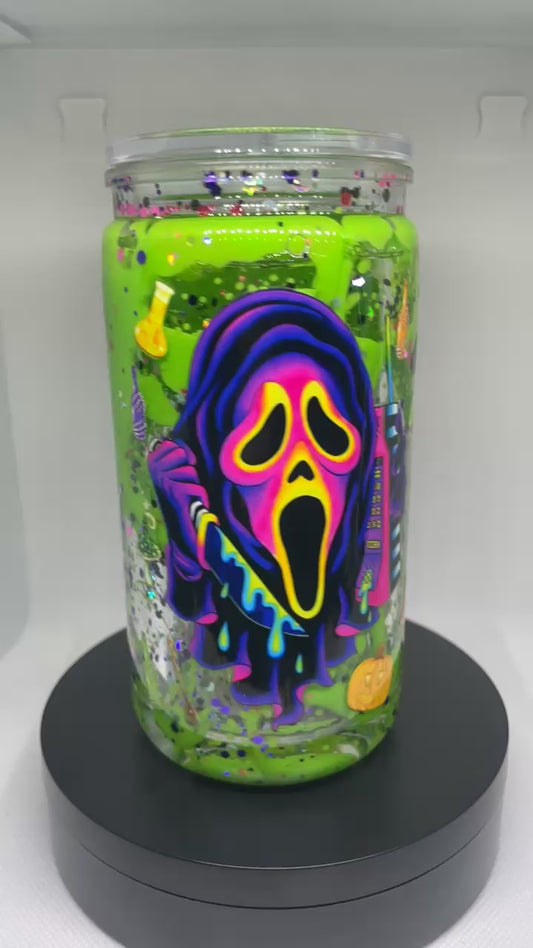 Ghost Face Neon Lava Drip