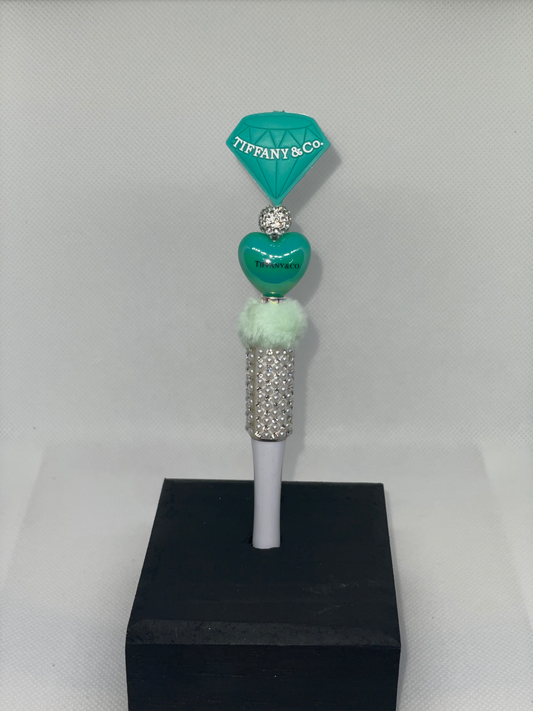 Tiffany Designer white rhinestone pen