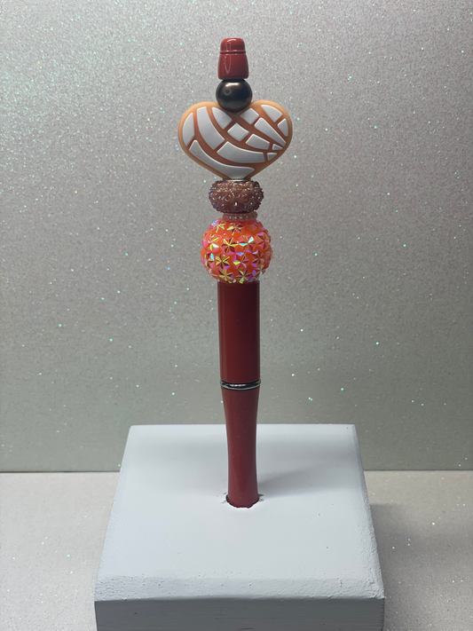Conch heart orange pen