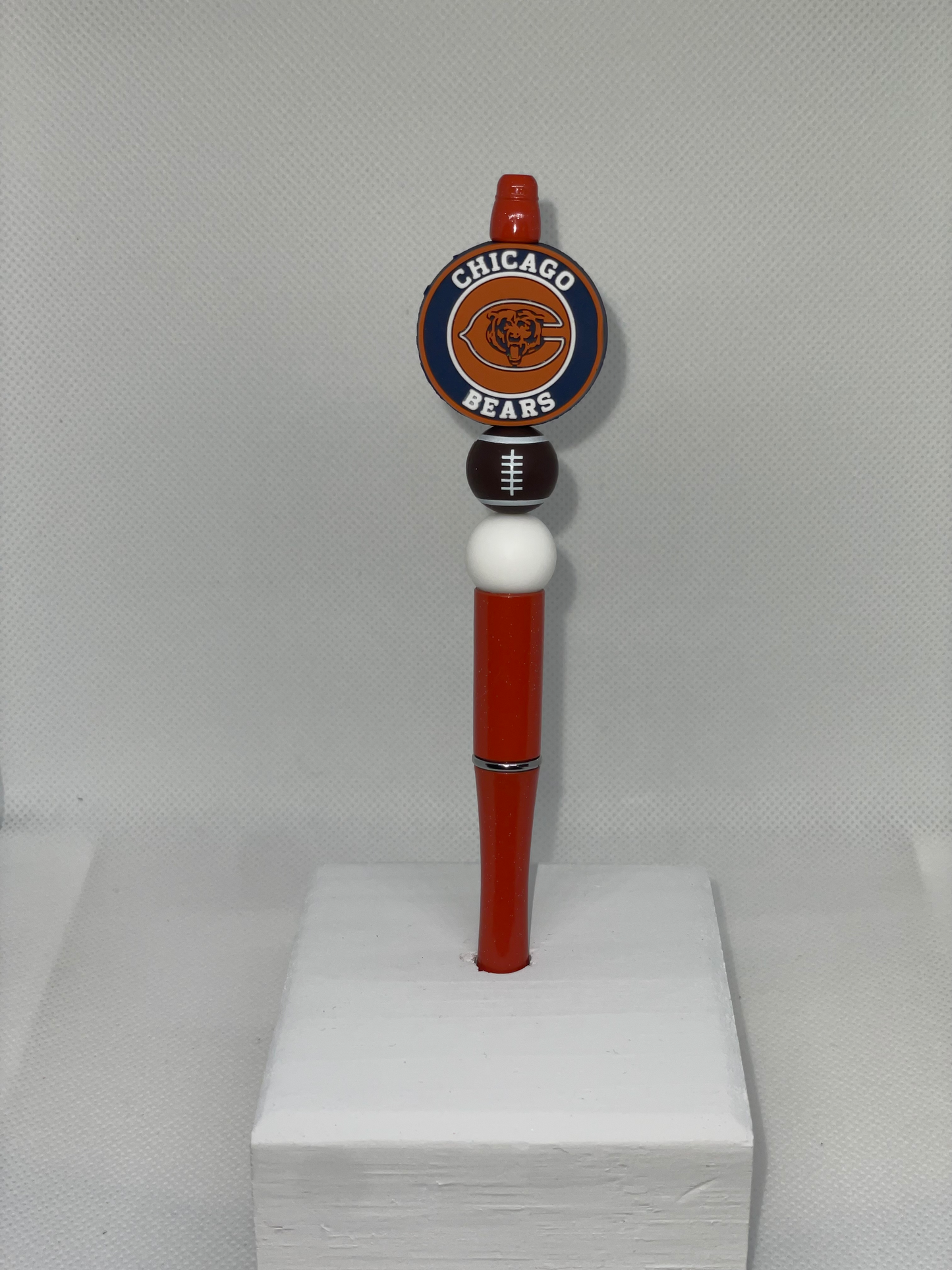 C Bears baseball orange pen