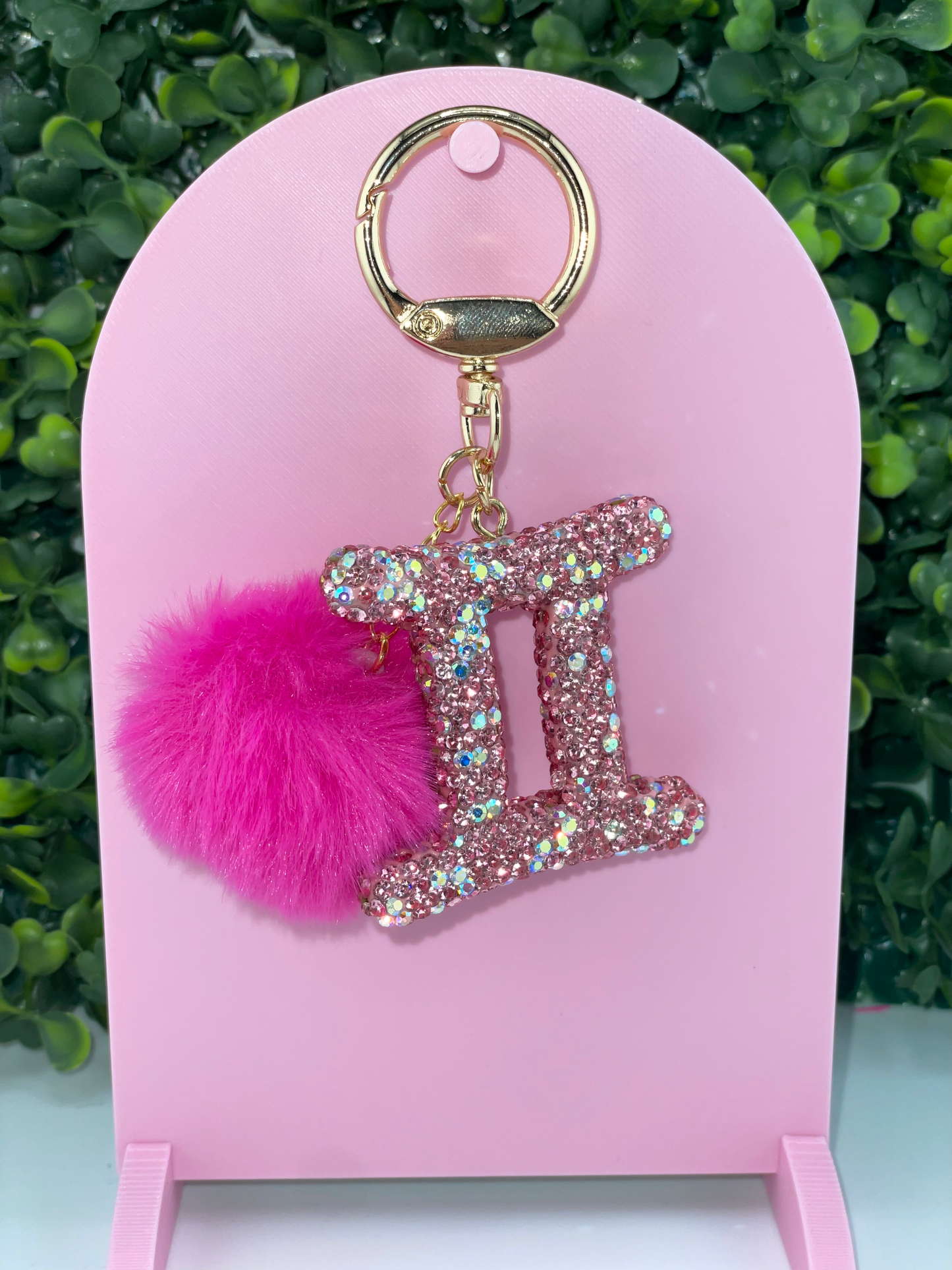 Zodiac Rhinestone Keychain