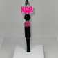 Mama black rhinestone pen