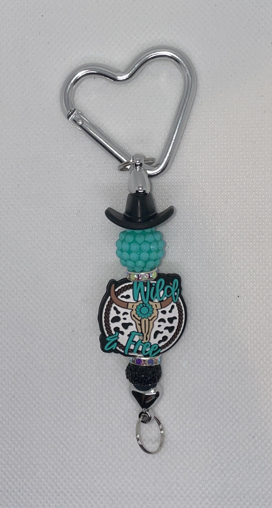 Wild & Free silver heart