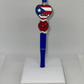 Puerto Rico heart blue pen