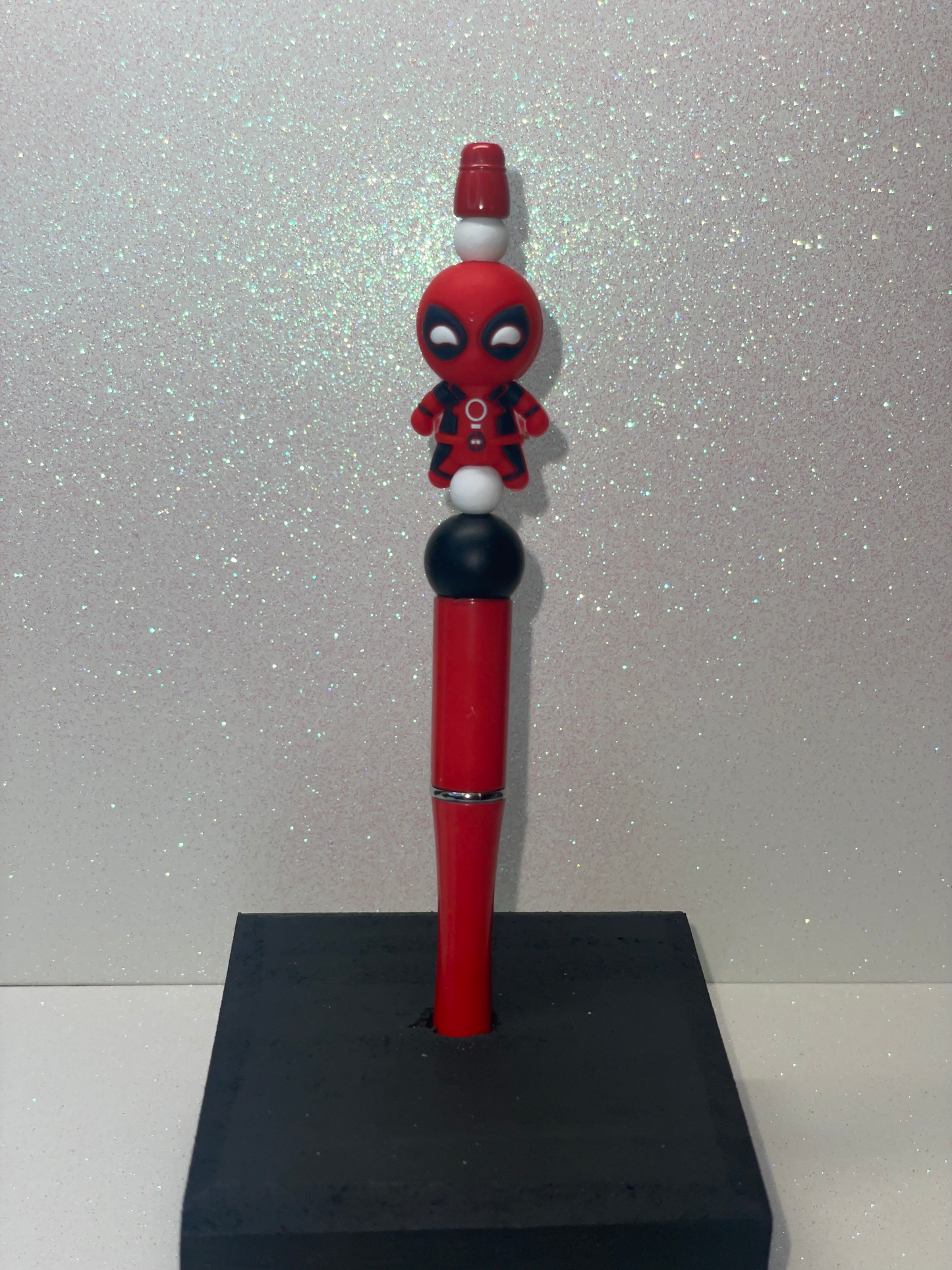 3D Deadpool red pen