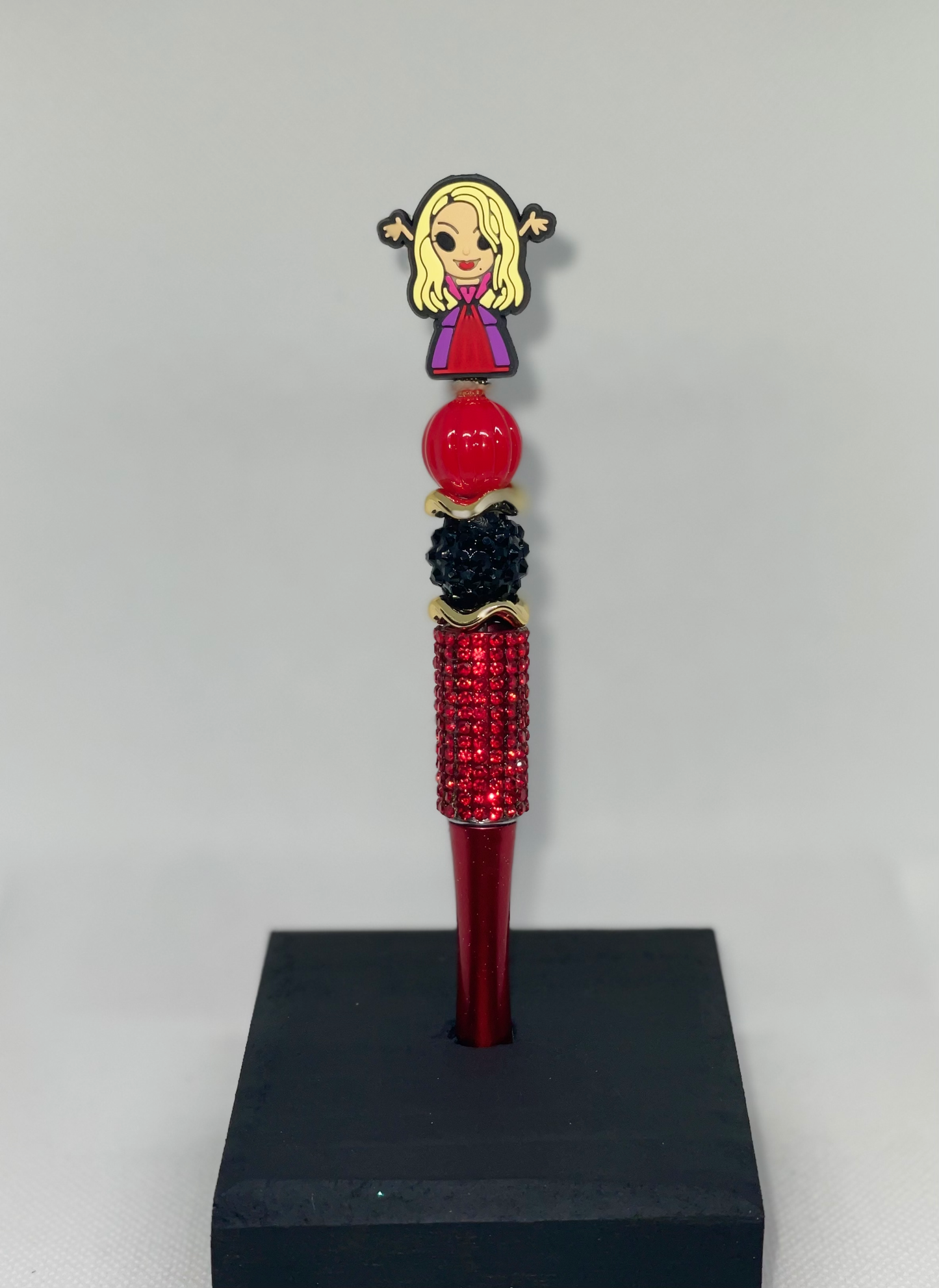 Hocus Sarah red rhinestone pen