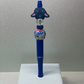 Stitch colorful blue pen
