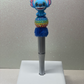 3D Stitch rainbow silver pen
