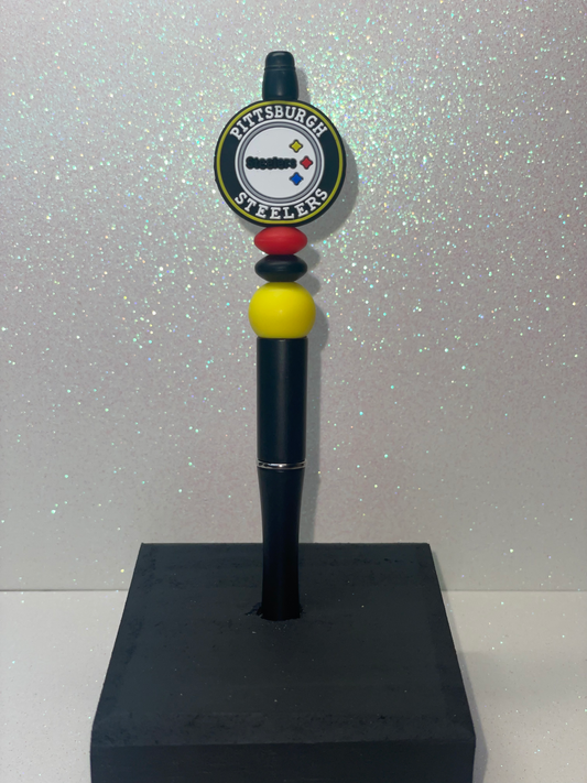 P Steelers black pen