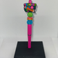 Colorful Teacher pencil hot pink pen
