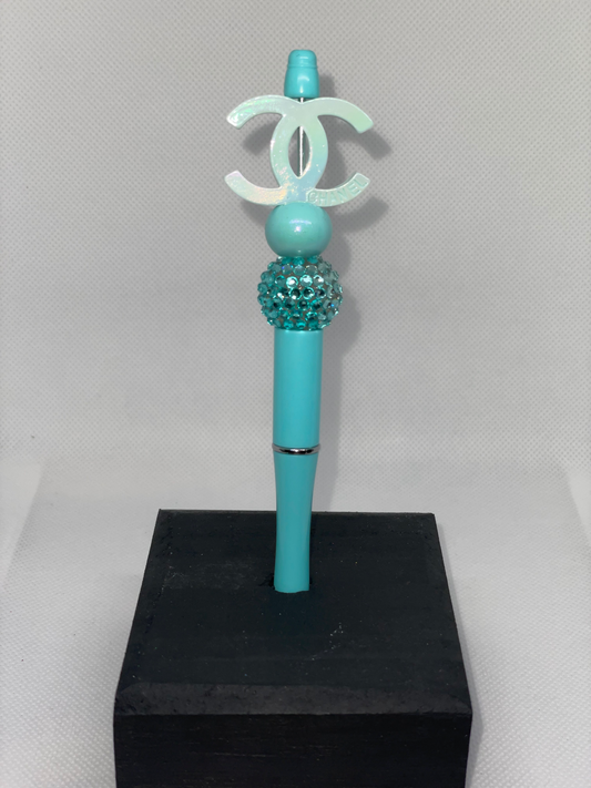 CC turquoise pen
