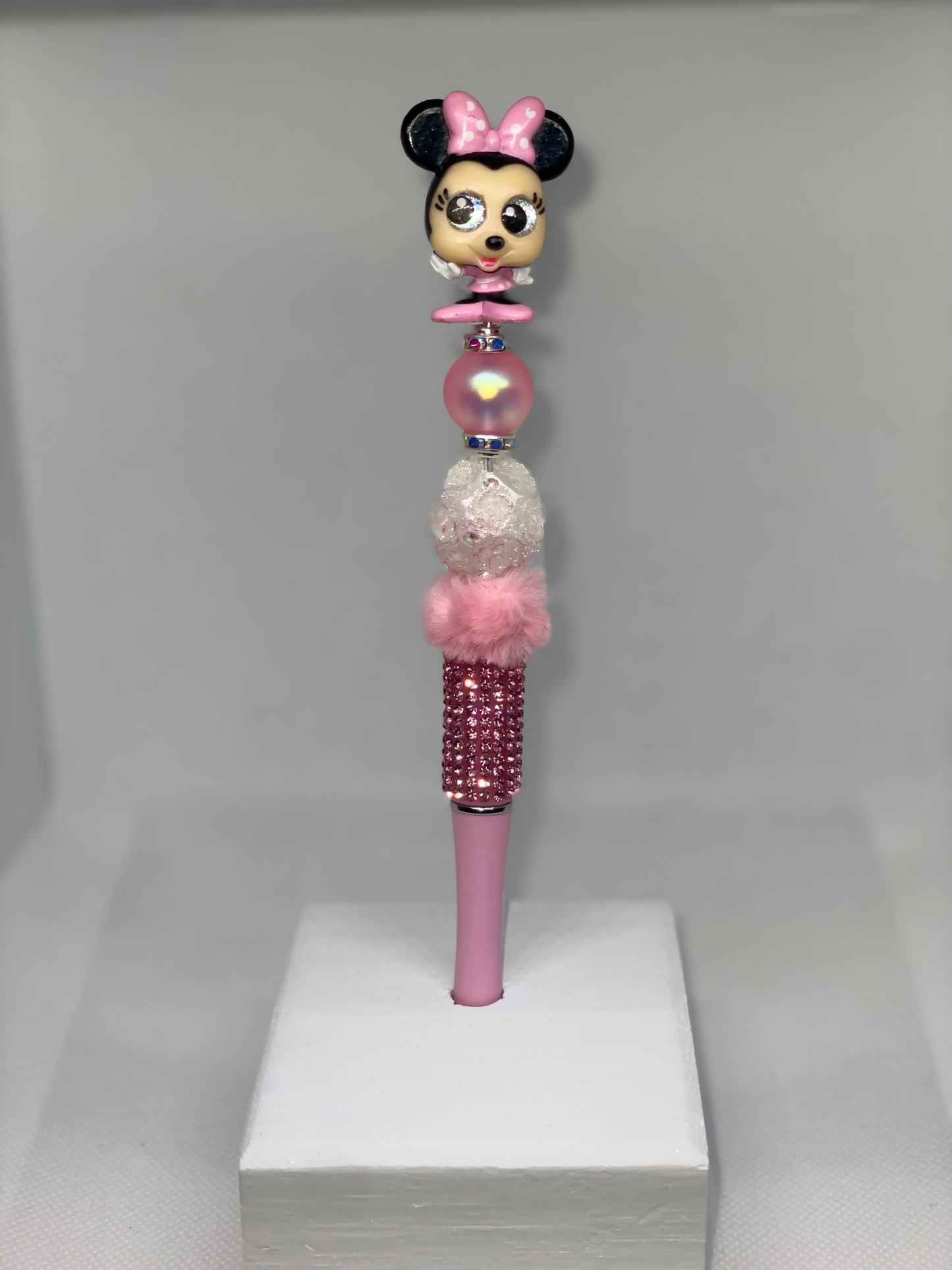M girl Mouse doorable pink rhinestone pen