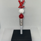 Red LV Designer rhinestone pen