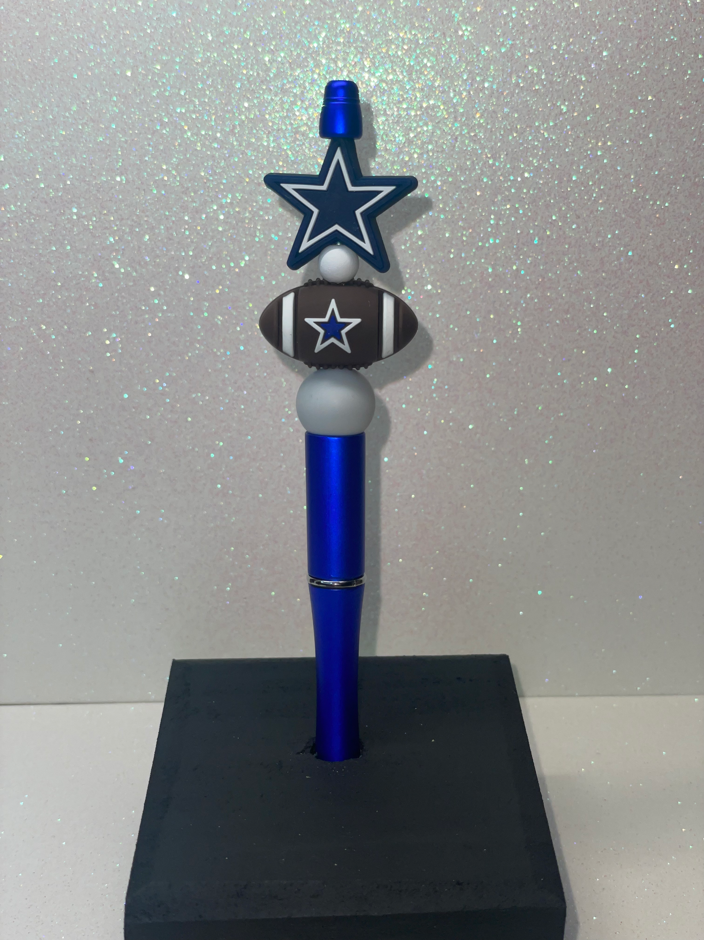 D Cowboys Star football blue pen