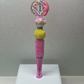 3D Donut pink rhinestone pen