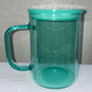 17oz Color Glass Mug