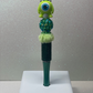 3D Mike monster green rhinestone pen