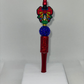 Autism Bow red rhinestone pen
